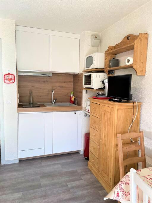 Charmant Studio + Jardin Vue Pistes Et Local Velo 阿尔利河畔普拉兹 外观 照片